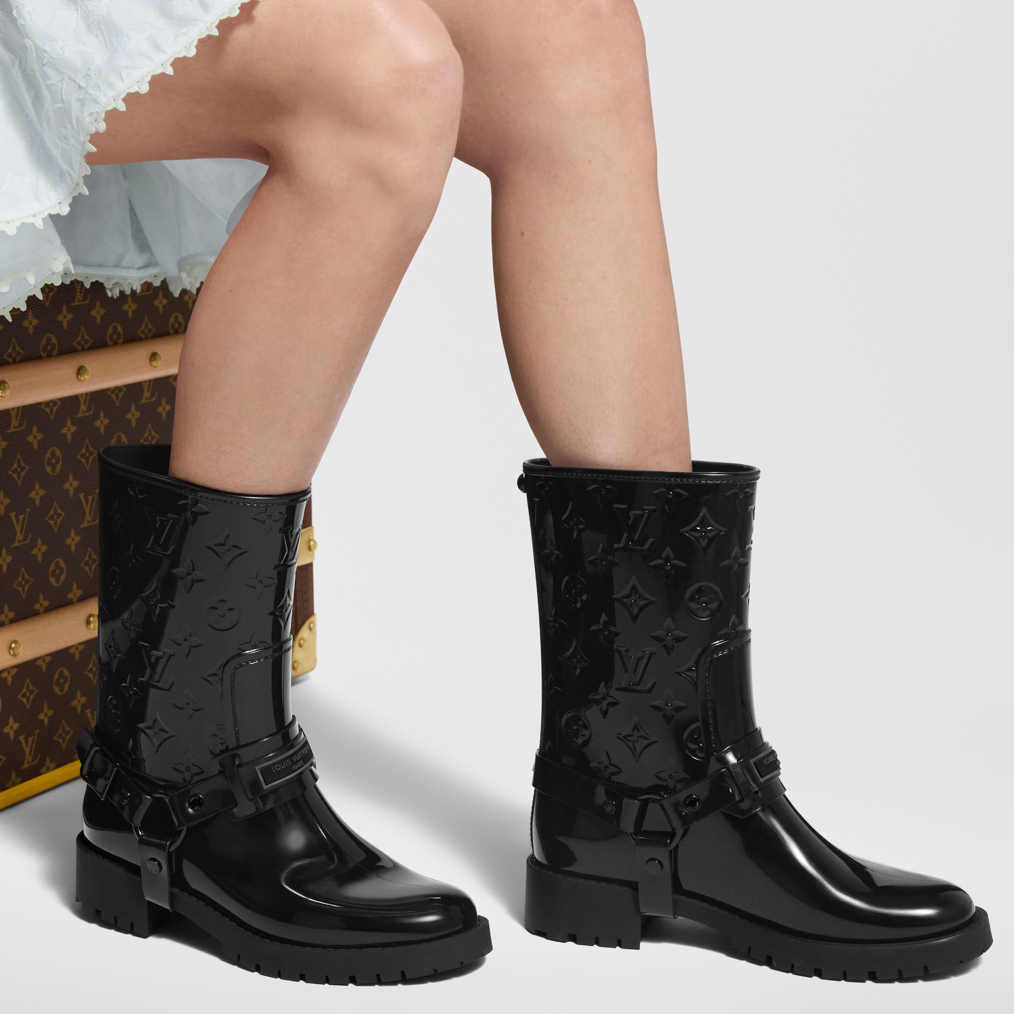 Drops Flat Half Rain Boot - Women - Shoes | LOUIS VUITTON ®